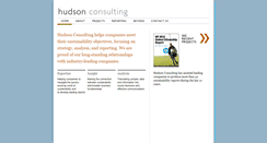 Desktop Screenshot of hudson-consulting.com