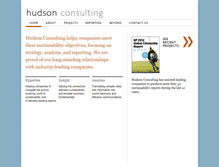 Tablet Screenshot of hudson-consulting.com